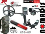 XP DEUS 2 FULL FMF 9″ RC WS6 + pinpointer MI6 + XP 240 ruksak