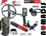 XP DEUS 2 FULL FMF 11″ RC WS6 + pinpointer MI6 + XP 240 ruksak