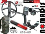 XP DEUS 2 FULL FMF 13″ RC WS6 + pinpointer MI6 + XP 240 ruksak